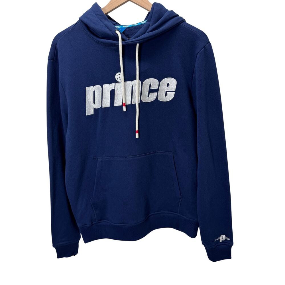 Mens Navy Prince‎ Pickleball Hoodie Sweatshirt Pullover Size Small